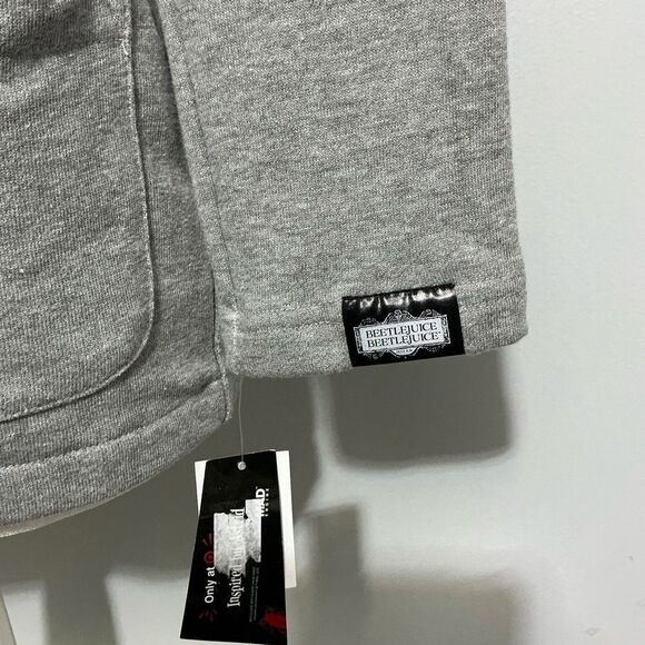 Kids Beetlejuice Astrid Lightweight Graphic Blazer size 14(XL) NWT - Picture 3 of 7